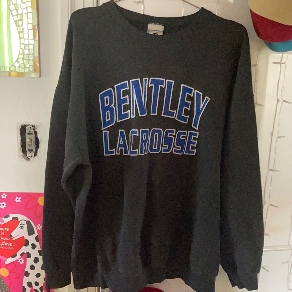 Vintage Bentley lacrosse crewneck
